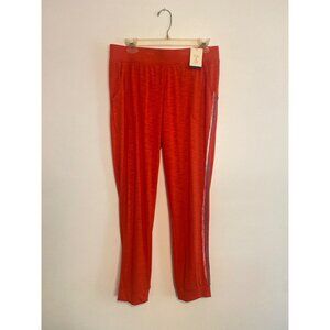 NWT Jasmine & Ginger Women’s Red Lounge Pants With Side Stripe & Pockets Size M